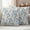 Blue, variant on Teal Blue Pumpkin Outdoor Waterproof Pillow Covers, Thanksgiving Green Eucalyptus Autumn Decorative Square Throw Pillowcase Sofa Cushion Sham for Patio/Couch/Chair, 24"x24" 2 Pack