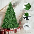 thumbnail image 2 of TZDZRC Green Pre-Lit Artificial Christmas Tree,Hinged,with 820 LED Lights,for Indoor and Outdoor Decoration,Set of 3 Xmas Trees(8FT, 6FT, 4FT), 2 of 8