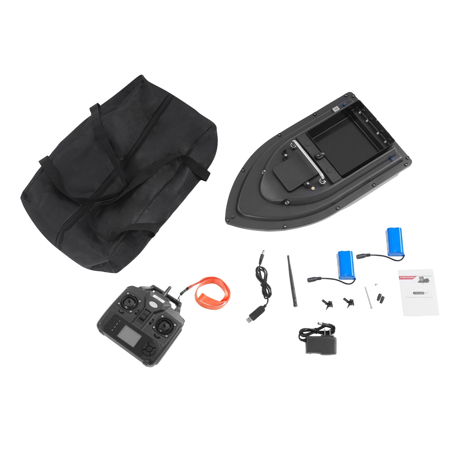 TFCFL 5200mAh Bait Boat Long Distance Fishing Bait Boat with Remote Control and 16 GPS Points