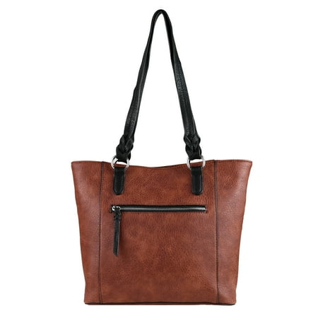 Concealed Carry Purse Grace Two Tone Gun Tote Handbag By Lady Conceal