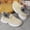 Khaki, variant on Women's Winter Sneaker Boots Warm Lined Indoor Outdoor Shoes with Traction Sole Fleece Lined Casual Snow Sneakers for Women