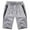 Gray, variant on JIUKE Mens Cargo Shorts Drawstring High Waisted Pull on Summer Outdoor Hiking Shorts Zipper Pockets