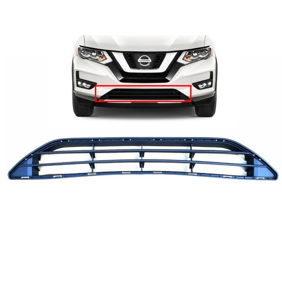 2017 2018 2019 Compatible With Rogue S SL SV Front Bumper Lower Grille