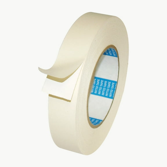 Nitto Multi-Purpose Double-Sided Cloth Carpet Tape (P-50): 3/4 in. x 75 ft. (White)