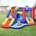 thumbnail image 1 of Castillo Inflable Costway Casa Hinchable Infantil con Tobogán Largo Piscina con Pelotas 383 x 313 x 182 cm, 1 of 9