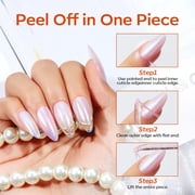 modelones Liquid Latex for Nails, 15 ml Peel Off Nail Polish Barrier with Stick, Fast Dry Cuticle Guard, Protector for Fingers