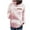Pink#B, variant on HAPIMO Women's Fashion Thick Sweatshirt Turtleneck Pullover Solid Plush Tops Long Sleeve Blouse T-Shirt Clothes for Women Cozy Casual Sweatshirt Wine M