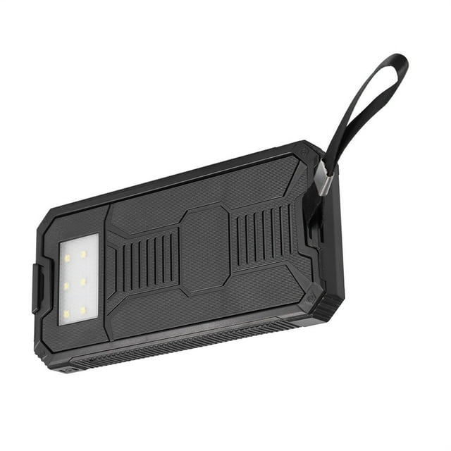 Power Bank Case, 20000mAh Large Capacity Supports Solar Fast Charge Solar Power Bank For For School For Outdoors For Travel For Home