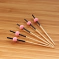 thumbnail image 2 of BambooMN Ball End Picks for Appetizers Cocktail Skewers Fruit Garnish Charcuterie Sandwich Cater Events Parties Restaurants - 2.75" Pink - 1,000 Pieces, 2 of 9