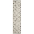 thumbnail image 3 of SAFAVIEH Skyler Leontyne Geometric Runner Rug, Ivory/Grey, 2' x 8', 3 of 8