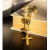 12 Pcs Boy/Girl Hand Bracelet, Mini Rosary Rhinestone Memories Gift for Baptism First Communion Festivities