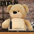 thumbnail image 4 of WOWMAX 6 Foot Giant Huge Life Size Teddy Bear Daney Cuddly Stuffed Plush Animals Teddy Bear Toy Doll for Birthday Christmas Brown 72 Inches, 4 of 5