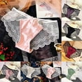 thumbnail image 4 of Women Lace Panties Lingerie Soft Satin Silky Underwear Knickers Briefs Seamless, 4 of 8