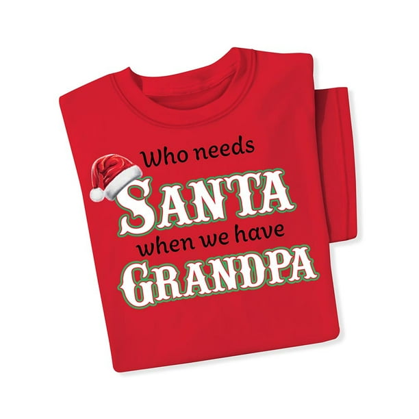 Download Collections Etc. - Funny Grandpa Christmas Tee Shirt - Who ...