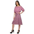 thumbnail image 2 of Moomaya Jupe Imprimée pour Femmes en Poly Spandex Tenue Décontractée Jupe d'Été pour Filles, 2 of 5