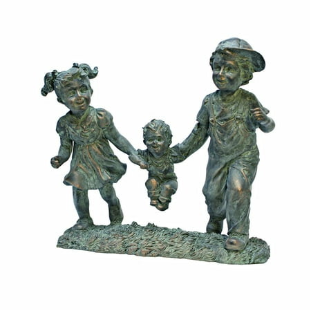 Design Toscano Swing Time: Children Garden Statue