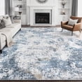 thumbnail image 1 of Living Room Area Rugs - x Abstract Large Soft Indoor Washable Rug Neutral Modern Low Pile Carpet for Bedroom Dining Room Farmhouse Home Office -, 1 of 9