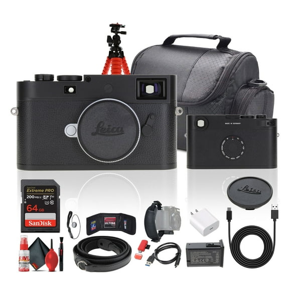Leica M11-D Rangefinder Camera (Black)   64GB Memory Card   Camera Bag   More