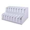 thumbnail image 1 of Caja organizadora de cinturones, vitrina de 2 niveles, práctica, multiusos, elegante y práctica. 16 cuadrículas, 1 of 9