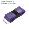 thumbnail image 3 of Unique Bargains 43.3' Non-Slip PU Tennis Racket Overgrip Tape Wraps with Hole Purple 6 Pack, 3 of 7