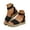 Black, variant on Espadrilles Flatform Wedge Sandals for Women Open Toe Buckle Ankle Strap Platform Walking Shoes