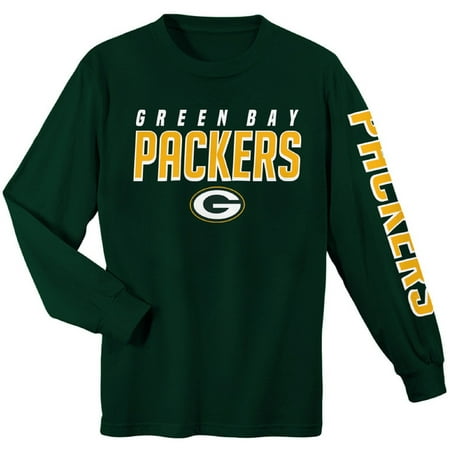 - Youth Green Green Bay Packers Sleeve Hit Long Sleeve T-Shirt