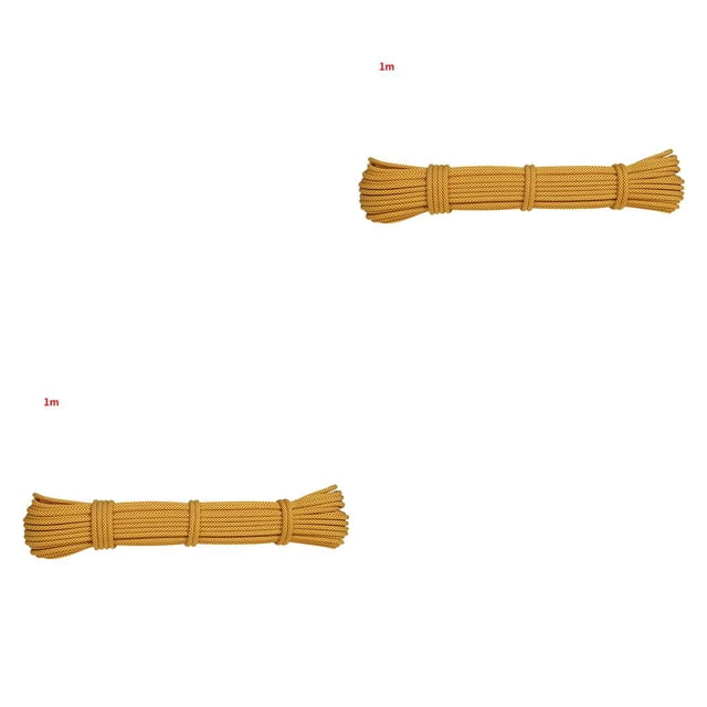 Cuerda de escalada Toystoory portátil 6 mm antideslizante 1 m Amarillo