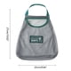 thumbnail image 3 of 2 Pack de bolsas de almacenamiento de malla montadas en la pared | Bolsa de supermercado de poliéster transpirable | Organizador colgante plegable | Mangos ergonómicos de mano | Gris | Reutilizable, 3 of 9