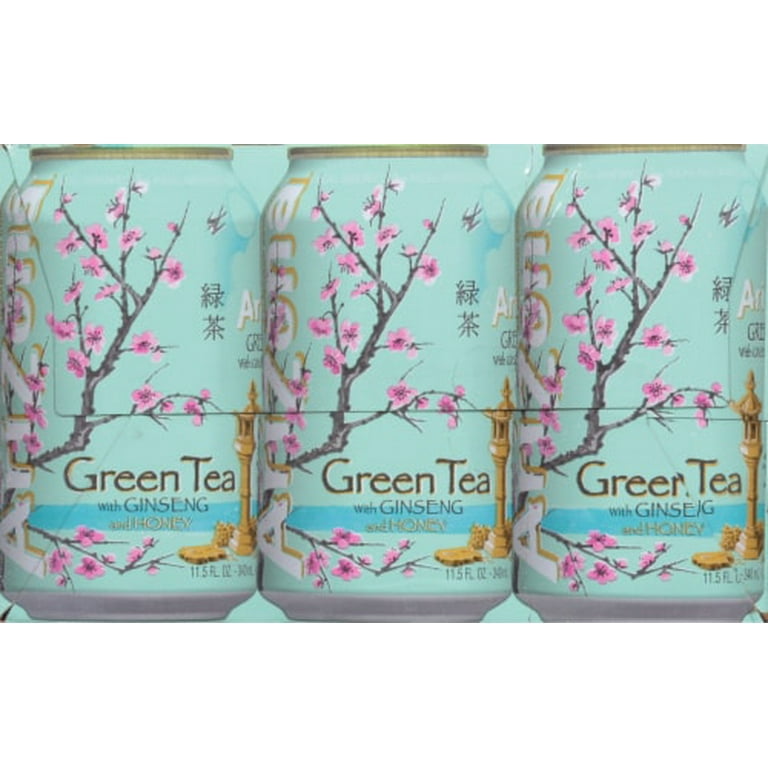 AriZona Green Tea With Ginseng & Honey - 11.5 fl oz - 12 cans