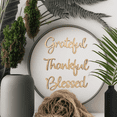 thumbnail image 4 of Krafty Supply Connected Word Grateful| Thankful| Blessed| 1/4" Birch Wood| Wood Crafts| Home/Fall Decor 4", 4 of 4