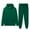 03#Green, variant on Men's 2 Piece Outfits，Hoodie Sweatshirt Tracksuit & Joggers Sweatpants Sweatsuit Set Casual Sport 2025 Wine S