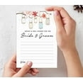 thumbnail image 5 of Inkdotpot Pack Of 50 Advice Cards, Advice & Well Wishes For The Bride and Groom, Mr and Mrs Wedding Game Activity 5x7 inches, 5 of 8
