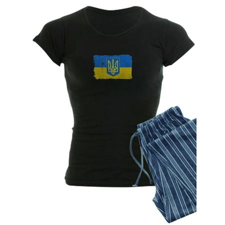 

CafePress - Ukraine Coat Of Arms Flag Pajamas - Women s Dark Pajamas