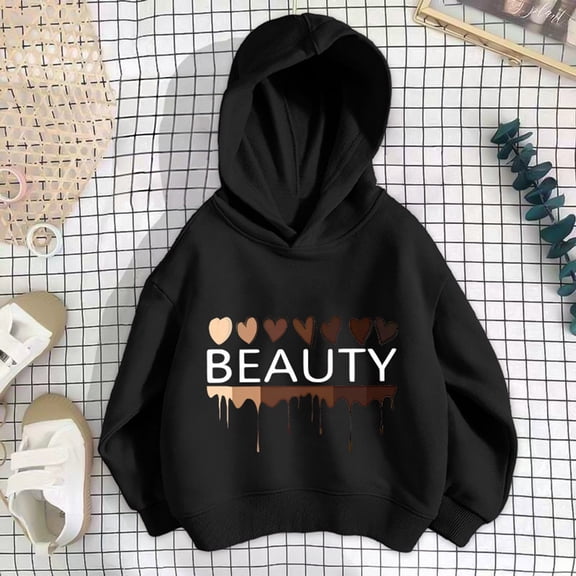 Trendy Girls Hoodie Casual Pullover Sports Sweatshirt for Active Comfortable Lightweight Design for Everyday Wear