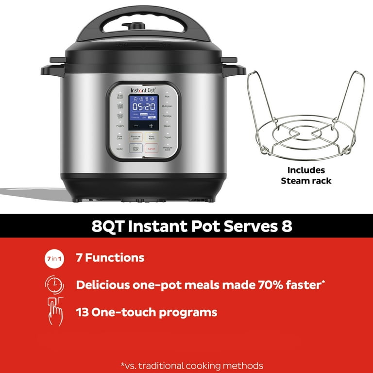 Instant Pot 8 Qt Viva 9-In-1 Multi-Use Programmable Pressure