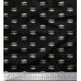 thumbnail image 1 of Soimoi Tissu Crêpe Polyester Imprimé Caméra Tissu au Mètre 52 Pouces de Large, 1 of 3