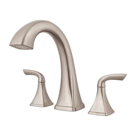 Pfister RT65BSK Bronson 2-Handle Complete Roman Tub Trim in Brushed Nickel Faucet