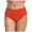 Orange, variant on vigerkar Women's Triangle Period Swim Bottom - Leak-Proof Absorbent Swimwear Black, L