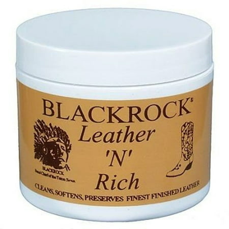 BlackRock Leather 'N' Rich Cleaner, Conditioner and Protector - 4 (Best Smelling Leather Conditioner)