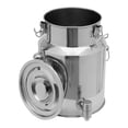 thumbnail image 4 of Beverage Drink Dispenser, 10L Stainless Steel Milk Can Water Beverage Drink Dispenser for Milk Wine Oil Storage Transport, 4 of 6