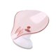 thumbnail image 1 of Ounissouiy Caja de jabón sin perforaciones en forma de hoja, soporte de drenaje para jabón, estante con ventosa, giratorio, multifunción, suministros Juegos de accesorios de baño Rosa transparente, 1 of 6