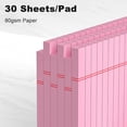thumbnail image 3 of AILZFEI 6pcs Small Note Pad 5x8 College Ruled Pink Legal Pads Paper Notepads 6 Pack Clear Print Writing Pads 5 x 8 Legal Pads Perforated Narrow Ruled Pads of Paper Pink, 3 of 7