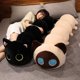 thumbnail image 2 of 50/80/130CM Juguetes de peluche creativos de gato y oruga Animal de peluche suave Almohada larga Cojín de cama divertido para regalo de niños, 2 of 5