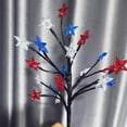 thumbnail image 5 of LmnLft Patriotic Star Tree Lights - Red White Blue 4th of July Lawn Decor with 50 LED Waterproof String Lights for Yard & Fence, 5 of 8