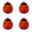 White*4, variant on Hanging Halloween Pumpkin Lantern, 3Pcs LED Glowing Jack O Lantern Light, Battery Powered Plastic Holder, Warm Orange Glow Decorative Lamp, Table Centerpiece Hanging Ornament for Home Party Haunted