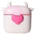 thumbnail image 2 of Bebamour Baby Formula Dispenser Portable Travel Milk Powder Formula Container Candy Fruit Snack Storage Container with Scoop and Leveller, BPA Free（Pink), 2 of 5
