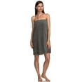 thumbnail image 1 of TowelSelections Women's Wrap Adjustable Cotton Terry Shower Bath Gym Cover Up with Snaps Large/X-Large Wild Dove, 1 of 1