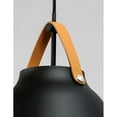 thumbnail image 4 of 11358TNBK Maxim Lighting Nordic-One Light Pendant-19 Inches wide by 17.75 inches high-Tan Leather/Black Finish    -Traditional Installation, 4 of 6