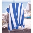 thumbnail image 6 of Utopia Towels 4 Pack Cabana Stripe Beach Towel, 30 by 60 Inches, Oversized 100% Ring Spun Cotton Pool Towels, Highly Absorbent Quick Dry Bath Towels for Beach, and Swim, Blue, 6 of 9