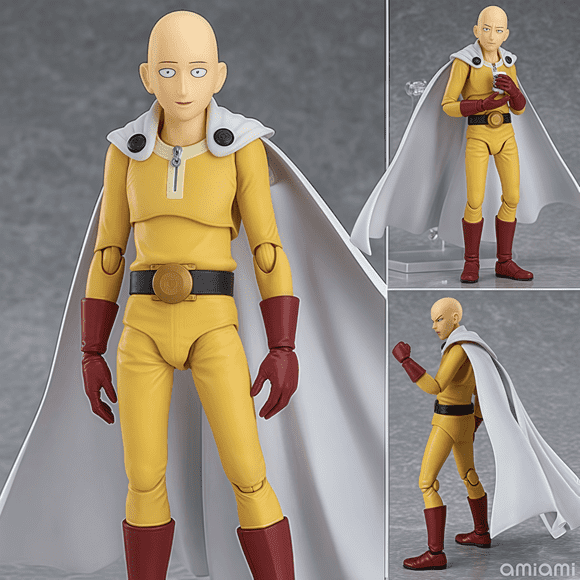 Figma 310# One Punch Man-inspired Saitama-like Bald Head Articulated Action Figure - Anime Collectible Model